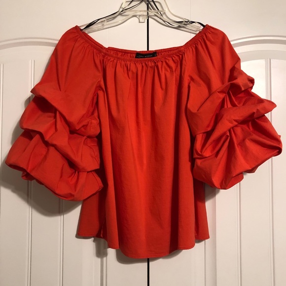 Zara Tops - Zara Woman puffy sleeve top